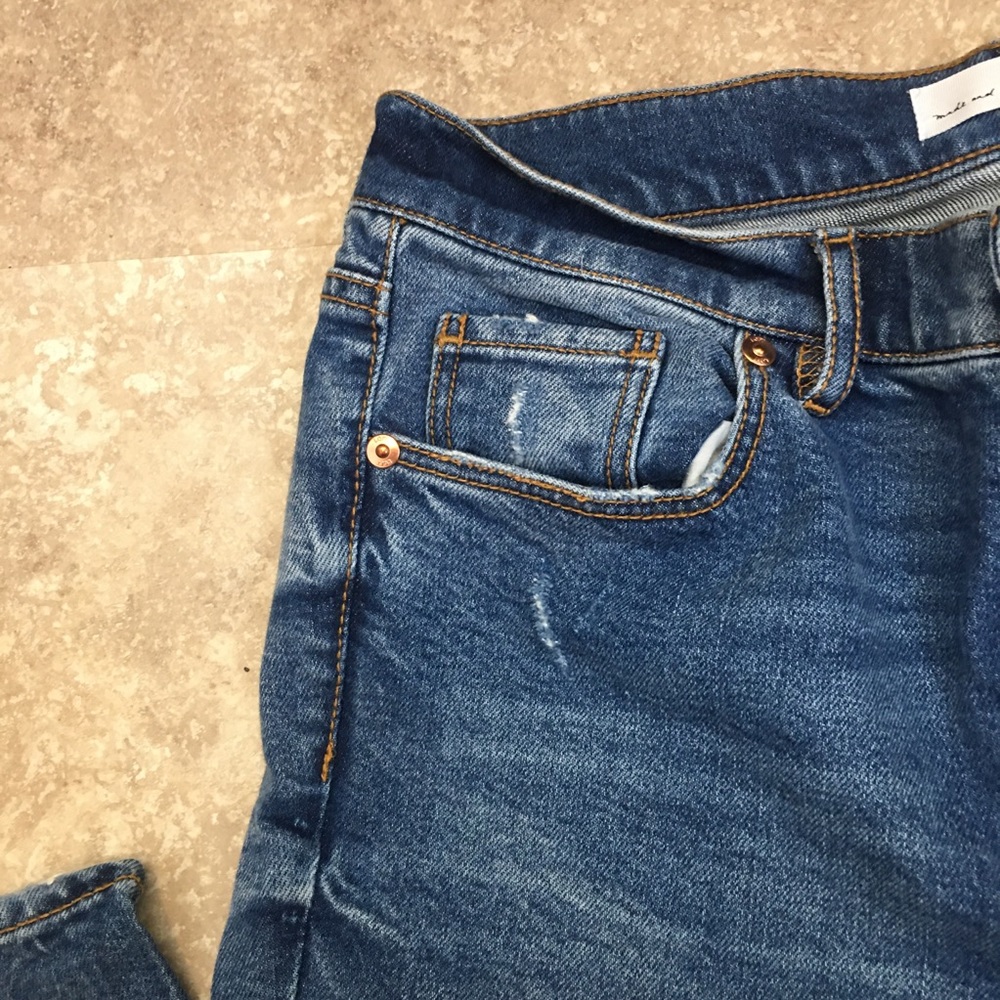 LOFT Distressed Modern Skinny Jeans - Picture 3 of 8